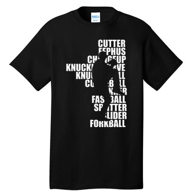 Pitcher Baseball Apparel Baseball funny sports Tall T-Shirt