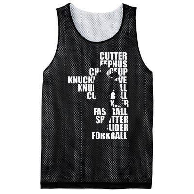 Pitcher Baseball Apparel Baseball funny sports Mesh Reversible Basketball Jersey Tank