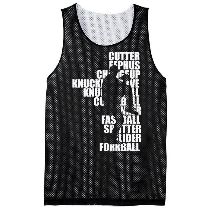 Pitcher Baseball Apparel Baseball funny sports Mesh Reversible Basketball Jersey Tank