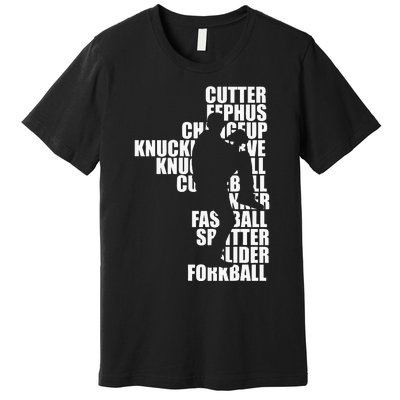 Pitcher Baseball Apparel Baseball funny sports Premium T-Shirt