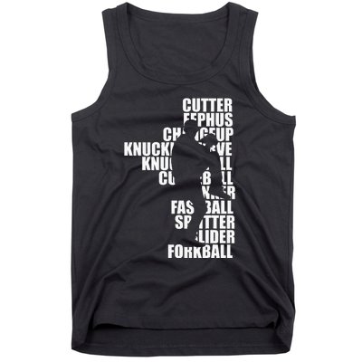 Pitcher Baseball Apparel Baseball funny sports Tank Top