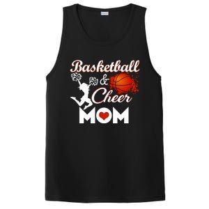 Play Basketball And Cheer Mom High School Player Cute Gift PosiCharge Competitor Tank