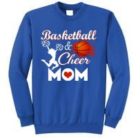 Play Basketball And Cheer Mom High School Player Cute Gift Sweatshirt