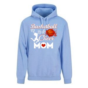 Play Basketball And Cheer Mom High School Player Cute Gift Unisex Surf Hoodie