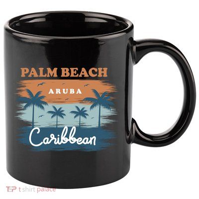 Palm Beach Aruba 11oz C Handle Ceramic Mug