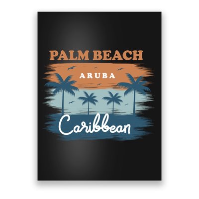 Palm Beach Aruba Poster