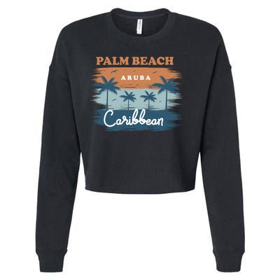 Palm Beach Aruba Cropped Pullover Crew