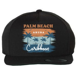 Palm Beach Aruba Wool Snapback Cap