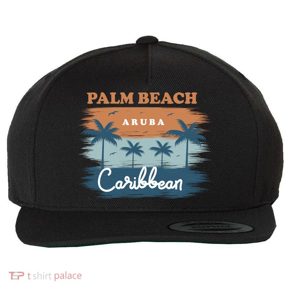 Palm Beach Aruba Wool Snapback Cap