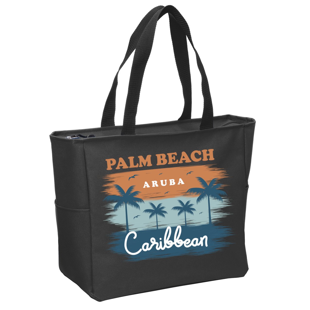 Palm Beach Aruba Zip Tote Bag