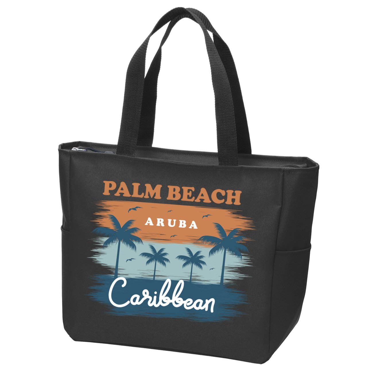 Palm Beach Aruba Zip Tote Bag