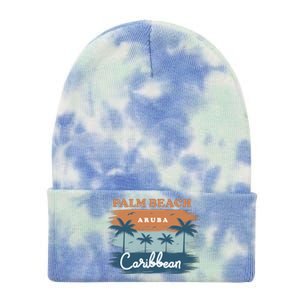 Palm Beach Aruba Tie Dye 12in Knit Beanie