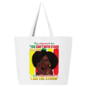 Proud Black African American Ladies Black History Month 25L Jumbo Tote