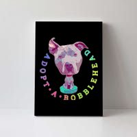 Pit Bull Adopt Rescue Graphic Oversized Canvas