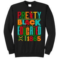 Pretty Black and Educated I Am The Strong African Queen Sweatshirt