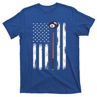 Patriotic Billiards American Flag Billiard Pool Player Gift T-Shirt