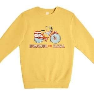 Peewees Big Adventure Remember The Alamo 90s 80s Cult Movie Premium Crewneck Sweatshirt