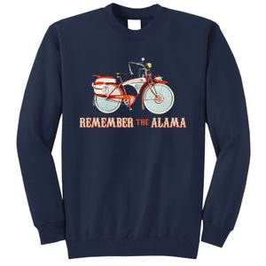 Peewees Big Adventure Remember The Alamo 90s 80s Cult Movie Tall Sweatshirt