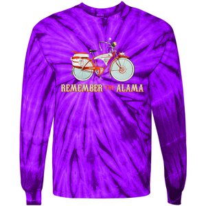 Peewees Big Adventure Remember The Alamo 90s 80s Cult Movie Tie-Dye Long Sleeve Shirt