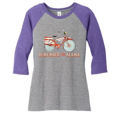 Peewees Big Adventure Remember The Alamo 90s 80s Cult Movie Women's Tri-Blend 3/4-Sleeve Raglan Shirt