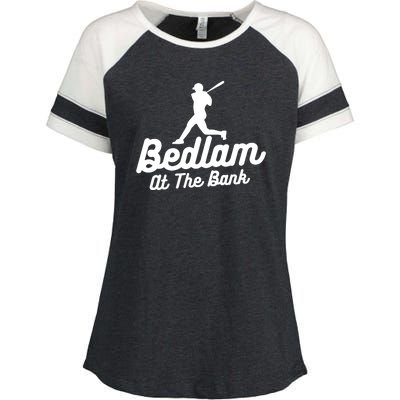 Philly Bedlam At The Bank Philadelphia Phillies Baseball Enza Ladies Jersey Colorblock Tee