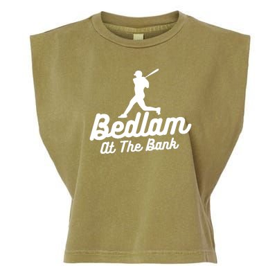 Philly Bedlam At The Bank Philadelphia Phillies Baseball Garment-Dyed Women's Muscle Tee