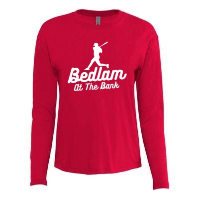 Philly Bedlam At The Bank Philadelphia Phillies Baseball Womens Cotton Relaxed Long Sleeve T-Shirt