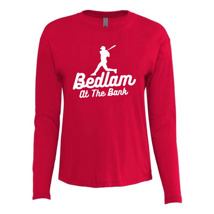 Philly Bedlam At The Bank Philadelphia Phillies Baseball Womens Cotton Relaxed Long Sleeve T-Shirt