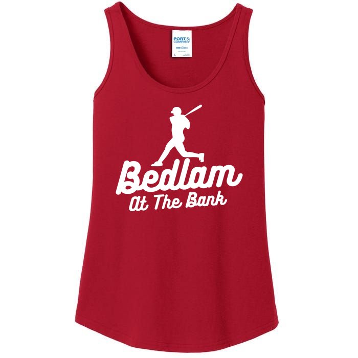 Philly Bedlam At The Bank Philadelphia Phillies Baseball Ladies Essential Tank