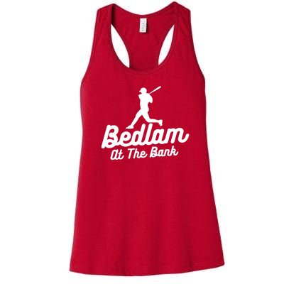 Philly Bedlam At The Bank Philadelphia Phillies Baseball Women's Racerback Tank