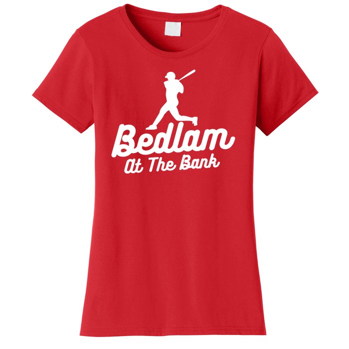 Philly Bedlam At The Bank Philadelphia Phillies Baseball Women's T-Shirt