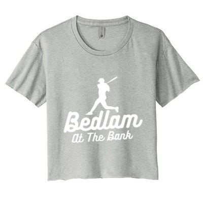 Philly Bedlam At The Bank Philadelphia Phillies Baseball Women's Crop Top Tee