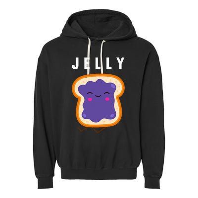 Peanut Butter And Jelly Best Friend Matching Garment-Dyed Fleece Hoodie