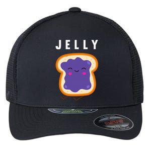 Peanut Butter And Jelly Best Friend Matching Flexfit Unipanel Trucker Cap