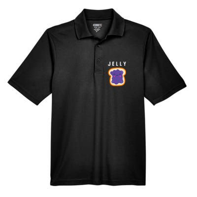 Peanut Butter And Jelly Best Friend Matching Men's Origin Performance Pique Polo