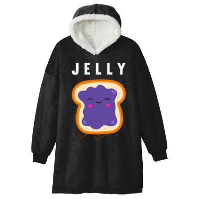 Peanut Butter And Jelly Best Friend Matching Hooded Wearable Blanket
