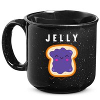Peanut Butter And Jelly Best Friend Matching 15oz Campfire Ceramic Mug