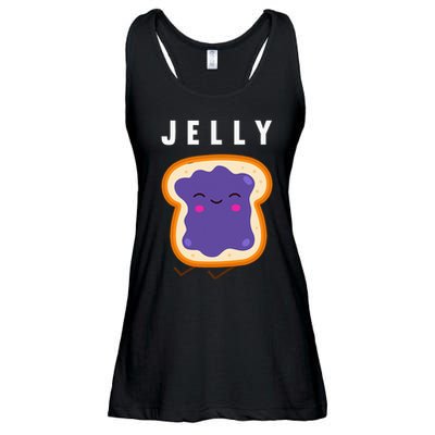 Peanut Butter And Jelly Best Friend Matching Ladies Essential Flowy Tank