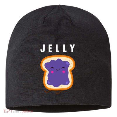 Peanut Butter And Jelly Best Friend Matching Sustainable Beanie