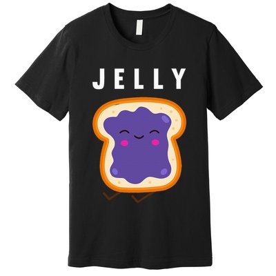 Peanut Butter And Jelly Best Friend Matching Premium T-Shirt