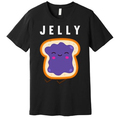 Peanut Butter And Jelly Best Friend Matching Premium T-Shirt