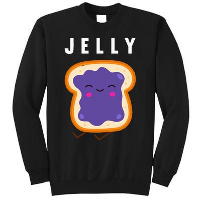 Peanut Butter And Jelly Best Friend Matching Tall Sweatshirt