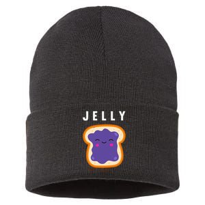 Peanut Butter And Jelly Best Friend Matching Sustainable Knit Beanie