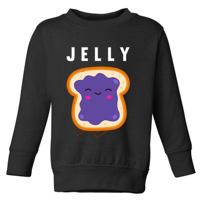 Peanut Butter And Jelly Best Friend Matching Toddler Sweatshirt
