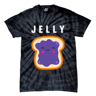 Peanut Butter And Jelly Best Friend Matching Tie-Dye T-Shirt