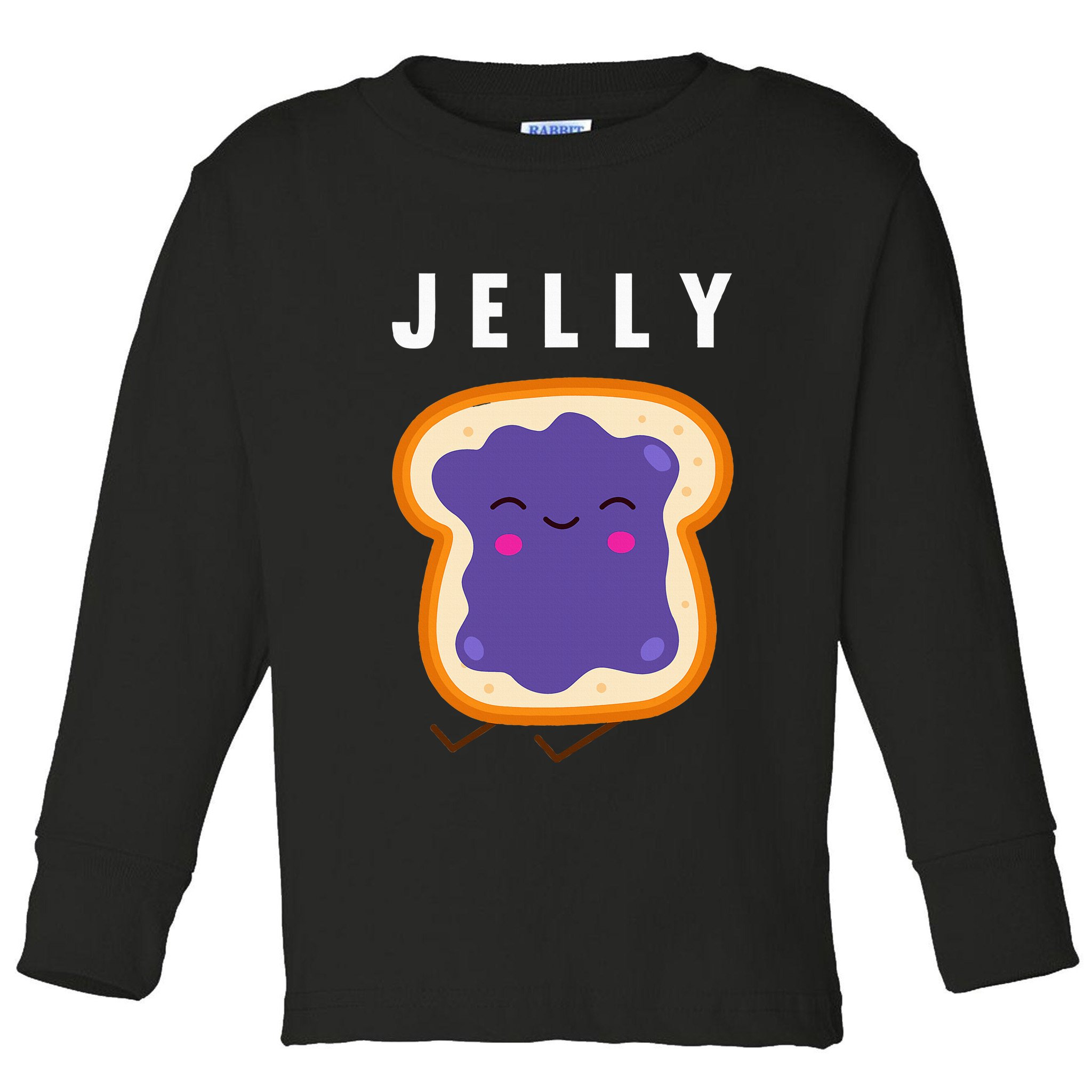 Peanut Butter And Jelly Best Friend Matching Toddler Long Sleeve Shirt