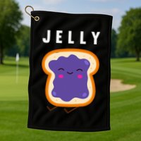 Peanut Butter And Jelly Best Friend Matching Golf Towel