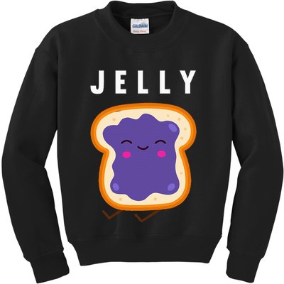 Peanut Butter And Jelly Best Friend Matching Kids Sweatshirt