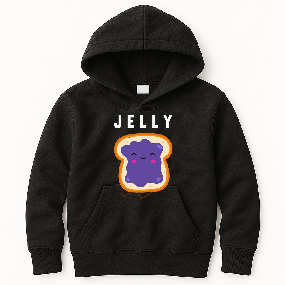 Peanut Butter And Jelly Best Friend Matching Kids Hoodie