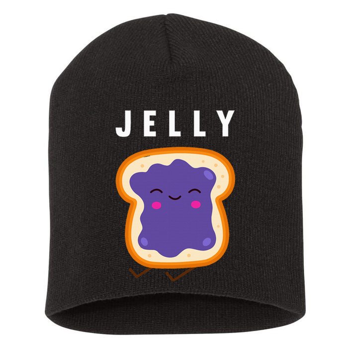 Peanut Butter And Jelly Best Friend Matching Short Acrylic Beanie